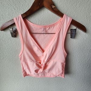 Free People Movement New Moon Knotted Front Top XS